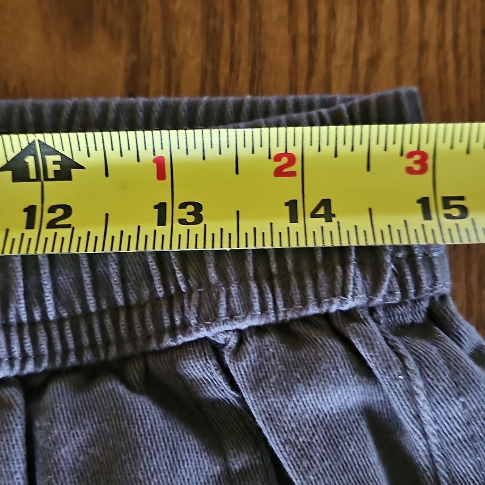 Mens Gray Cargo Pants Size L Drawstring Waist New Without Tags 30" Wst - Picture 8 of 10